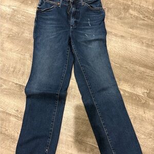 Wrangler Wild West High Rise Jeans - Deep Blue